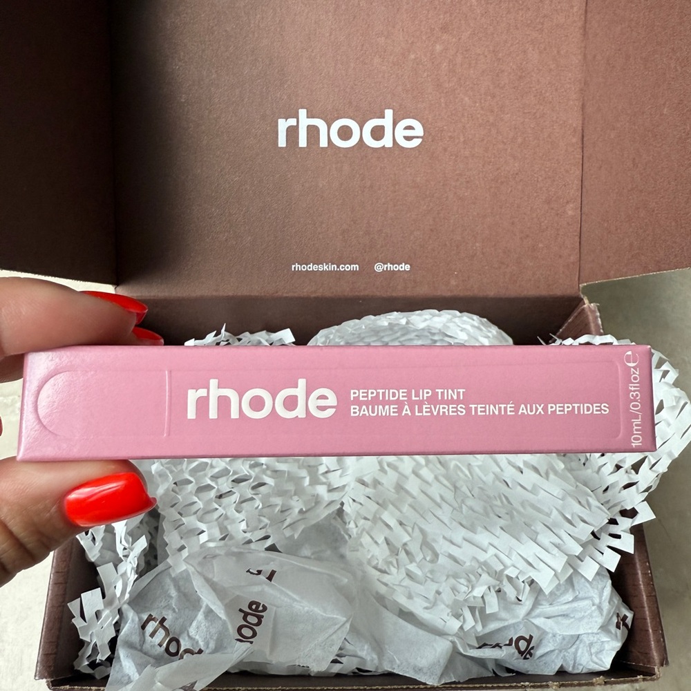 Rhode Skin Ribbon Sheer Pink Limited Edition Peptide Lip Tint NIB